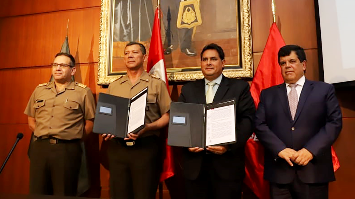 PETROPERÚ y el Ejército del Perú suscriben convenio de cooperación interinstitucional