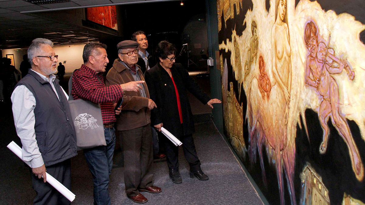 Gino Ceccarelli exhibit was inaugurated at the Museum of the Nation