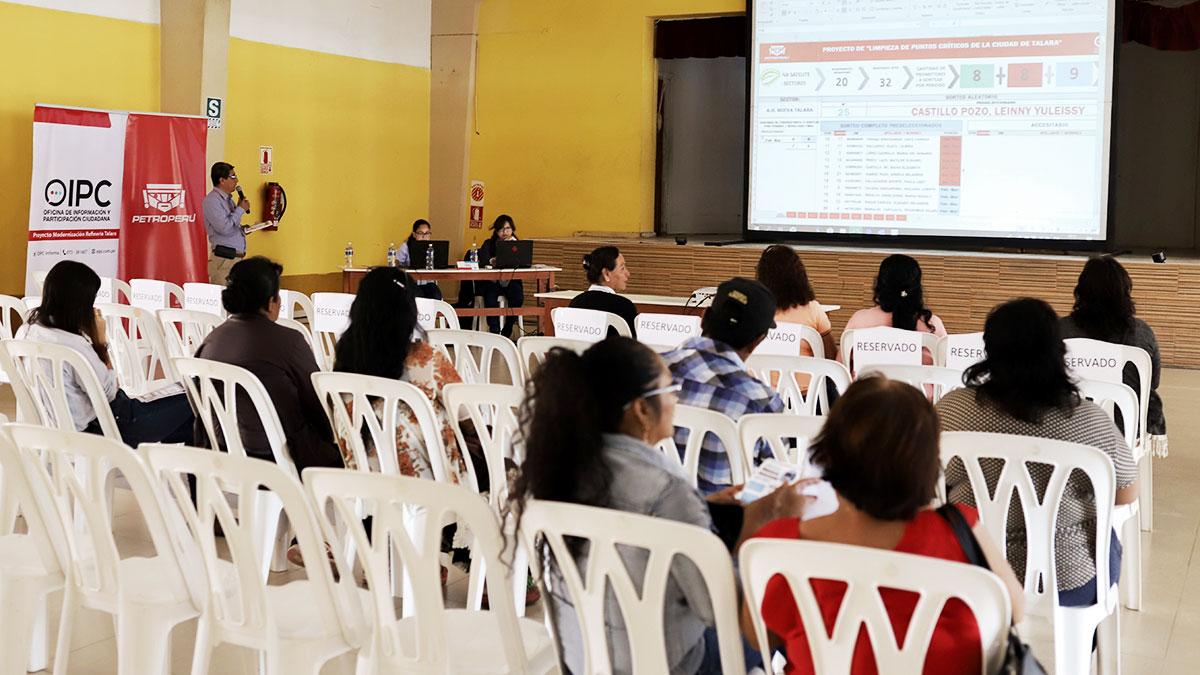 Se preseleccionaron 600 talareños  para la limpieza de puntos críticos