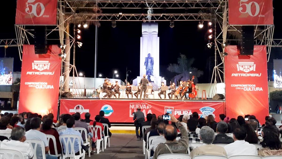 Piuranos disfrutaron de concierto clásico ofrecido por PETROPERÚ