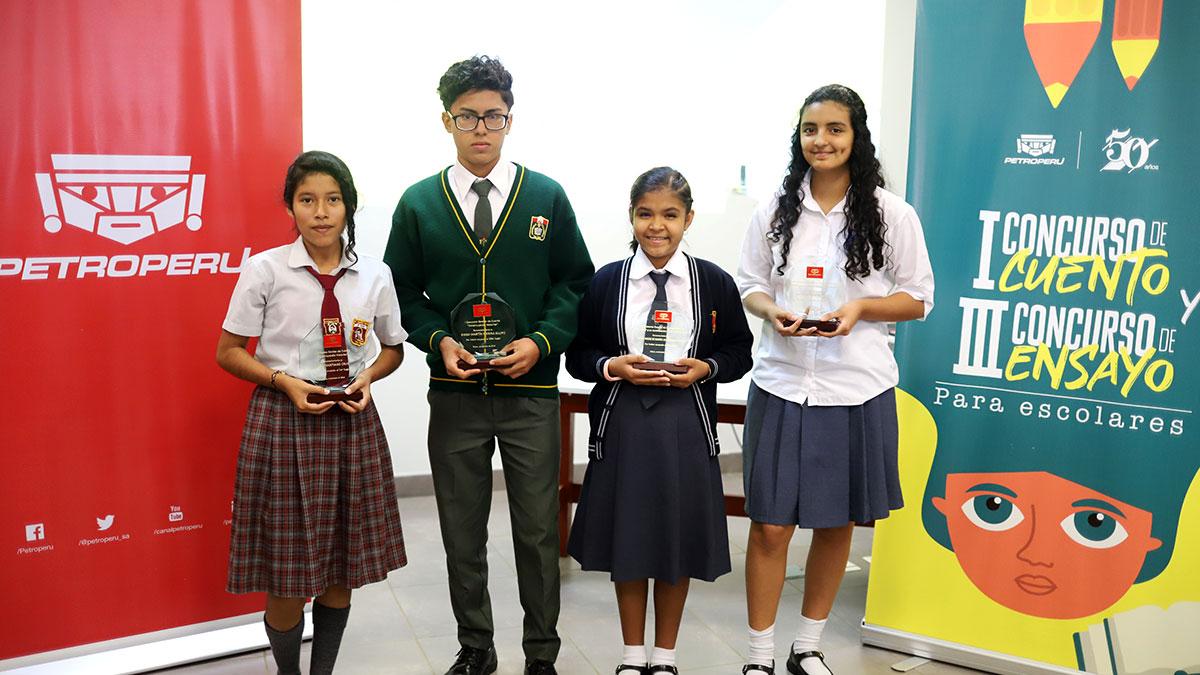 PETROPERÚ premia a ganadores de concursos de cuento y ensayo en Talara