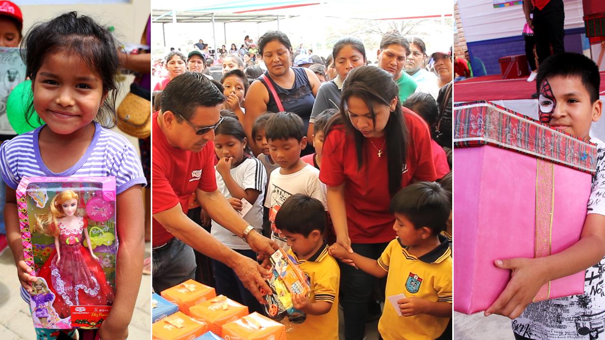 PETROPERÚ comparte la alegría de la navidad con más de 28 mil niños