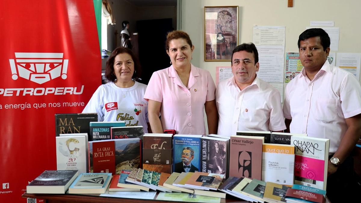 Escolares de Jaén reciben de forma gratuita libros Copé de PETROPERÚ