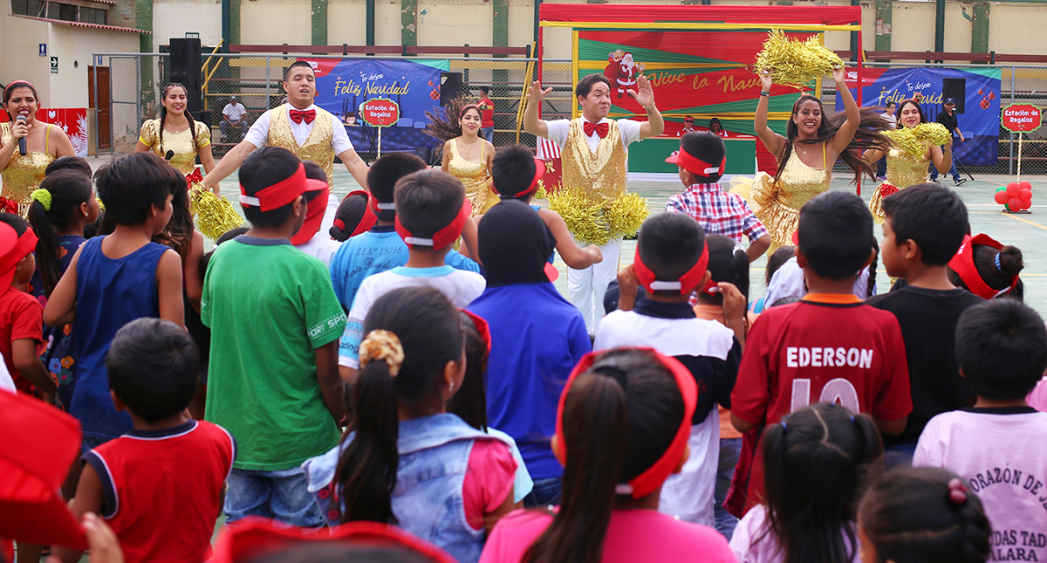 Más de dos mil niños disfrutaron de celebraciones de Navidad en Talara