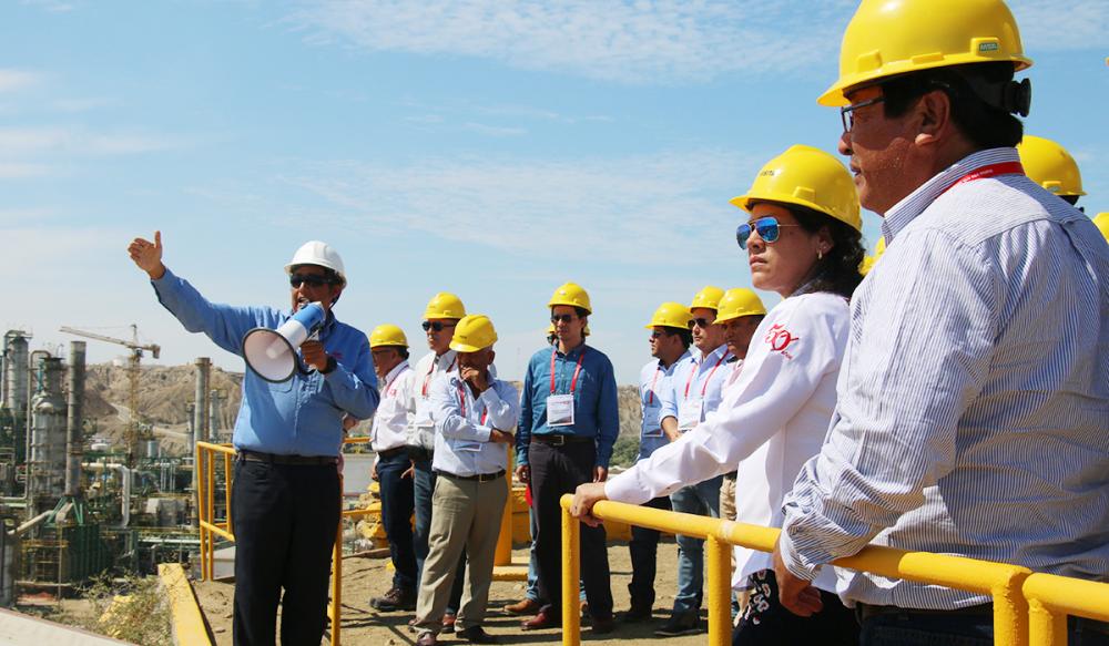Clientes de la Petrored conocieron avance de construcción de Nueva Refinería Talara