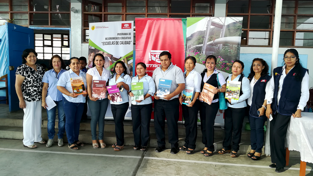 PETROPERÚ beneficia a escolares de Bayóvar y Olmos con Programa Escuelas de Calidad