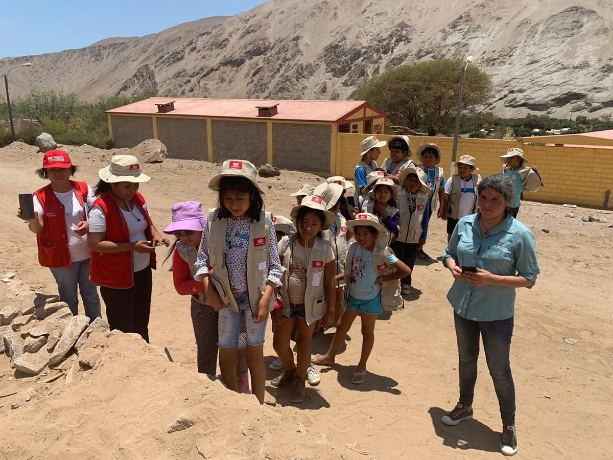 PETROPERÚ desarrollo taller de arqueología para niños en Ilo