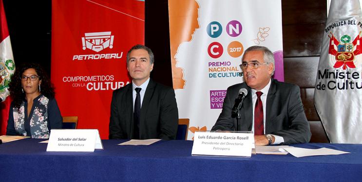 Ministerio de Cultura y Petroperú lanzan Premio Nacional de Cultura 2017
