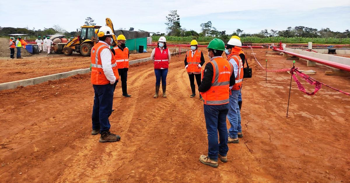 New sales plant project in Puerto Maldonado registers 55% progress