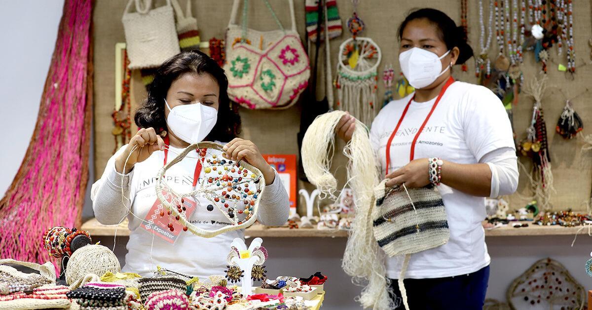 Loreto handicrafts were in high demand at the Ruraq Maki National Fair