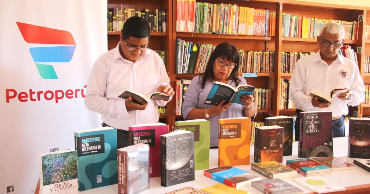 Petroperú contribuye a la implementación de bibliotecas de Talara