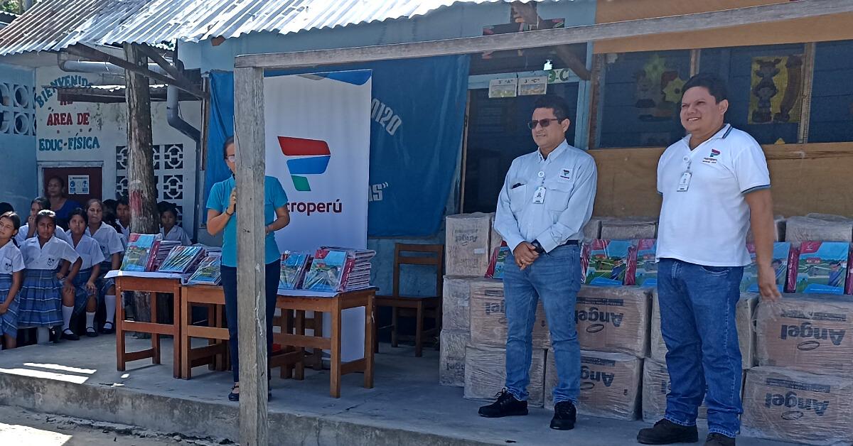 Escolares de Iquitos refuerzan su educación gracias a Petroperú