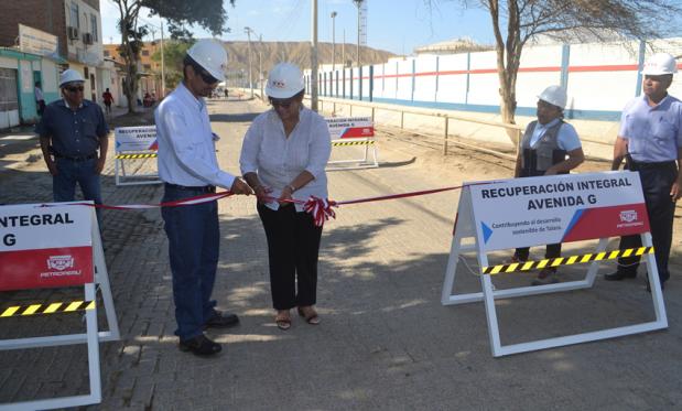 Se inician trabajos de mejoramiento integral de avenida “G” de Talara