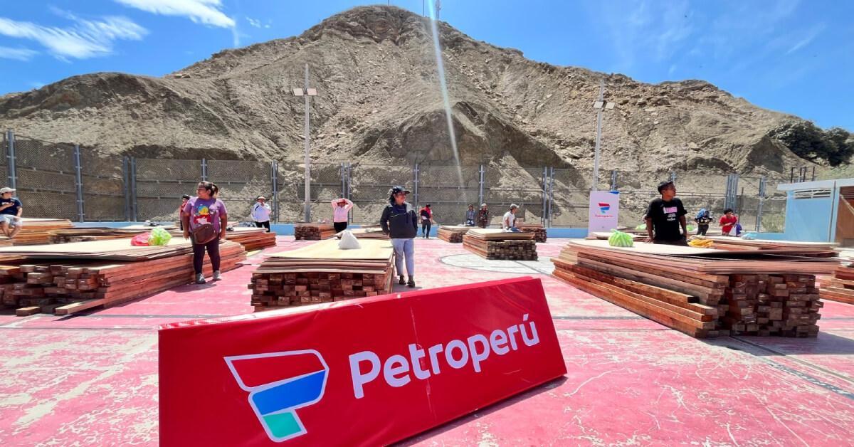 Families affected by fire receive support from Petroperú