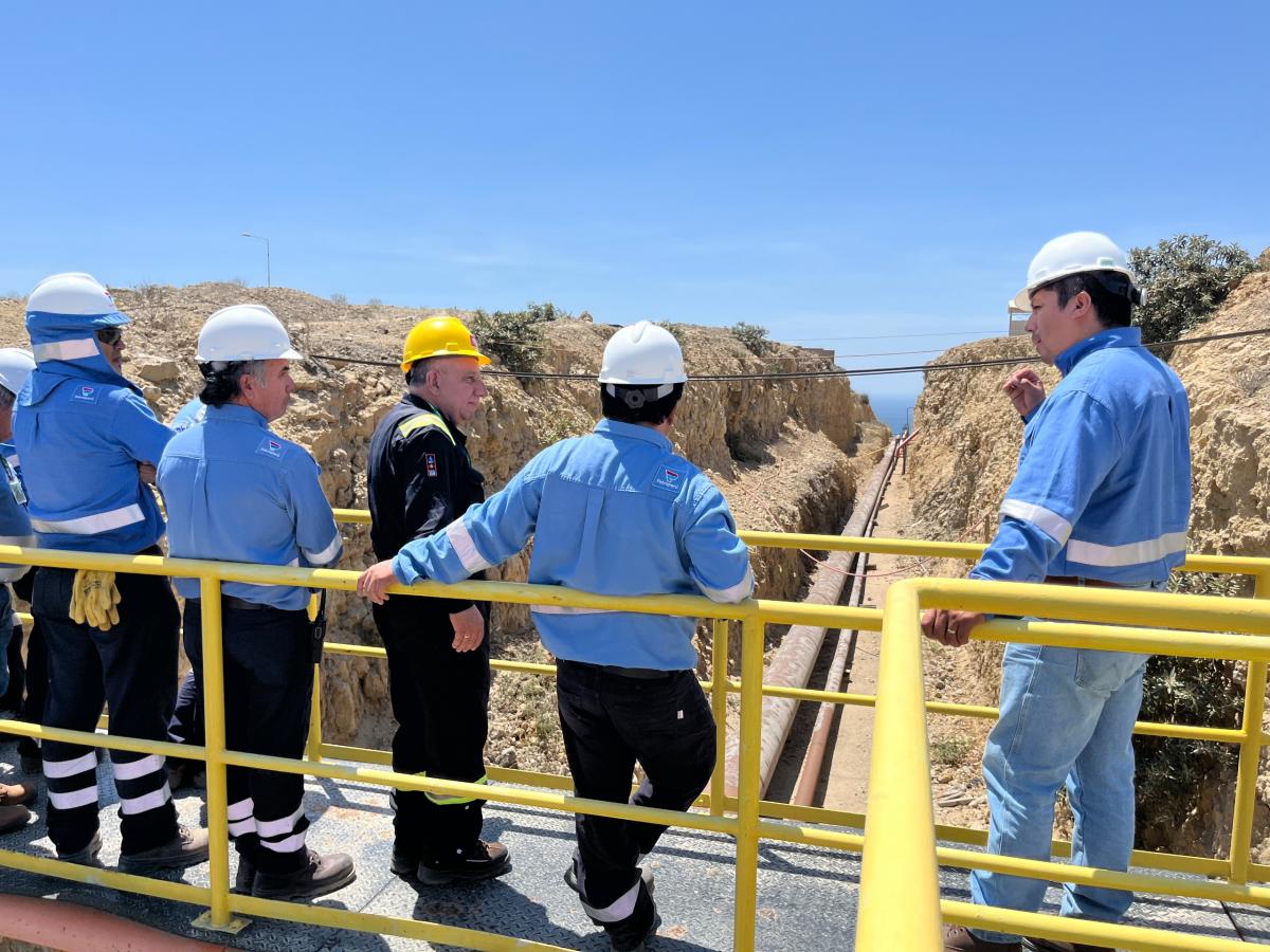 Osinergmin verifica cumplimiento de nueva normativa de seguridad en Terminal Bayóvar