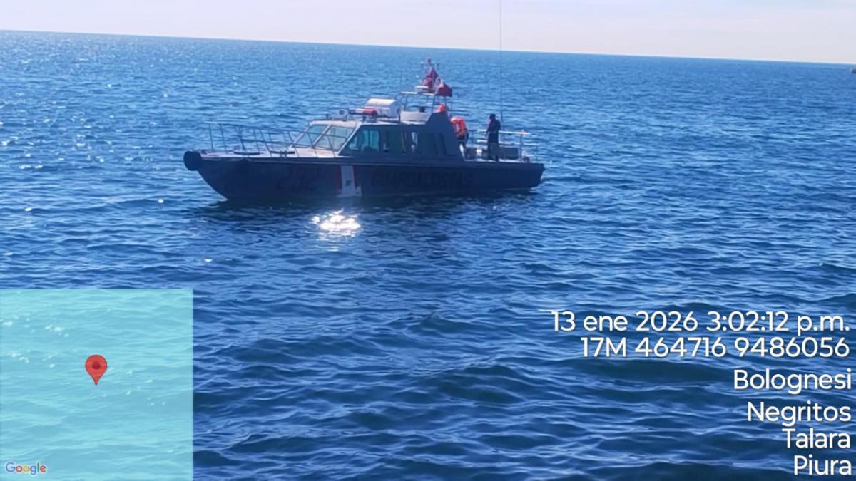 Petroperú carries out inspections and cleaning after detecting iridescence in the Negritos marine area