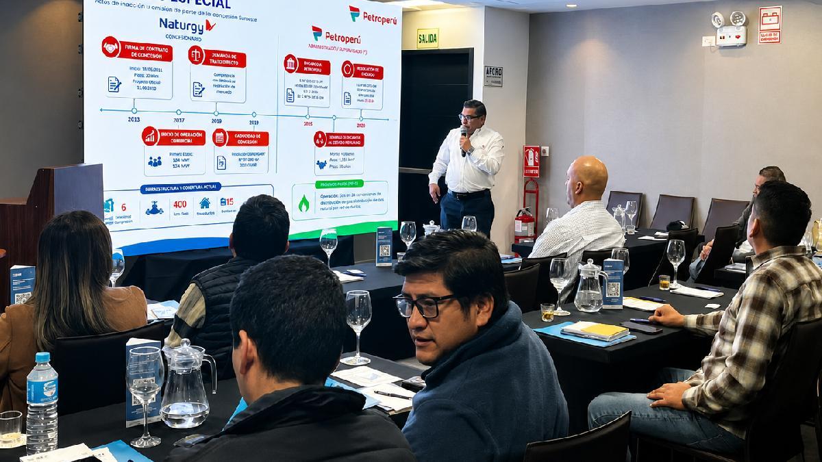 Petroperú presents a proposal to diversify the energy supply of service stations in the south of the country through CNG