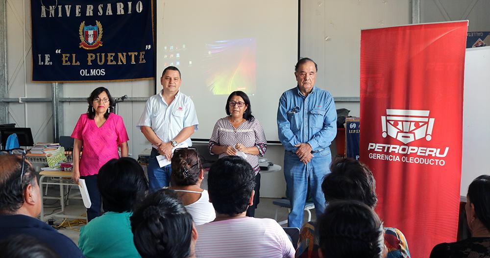 Innovador programa educativo implementa PETROPERÚ en escuelas de Olmos