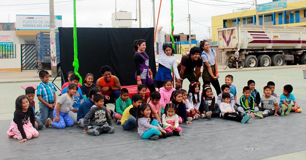 PETROPERU brings the magic of the circus to the children of Villa El Salvador