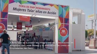 Mujeres talareñas participan en VI Feria de Emprendimientos