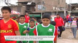 Vecinos de Villa El Salvador participan en campeonato deportivo promovido por PETROPERÚ