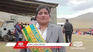 PETROPERÚ entrega cocinas semis industriales a comunidad de Ninacaca