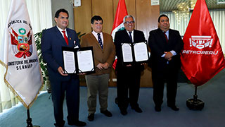 PETROPERÚ firma convenio con SERNANP para preservar la biodiversidad