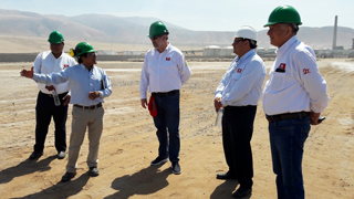 PETROPERÚ supervisa el avance de la Planta de Ventas de Combustibles en Ilo