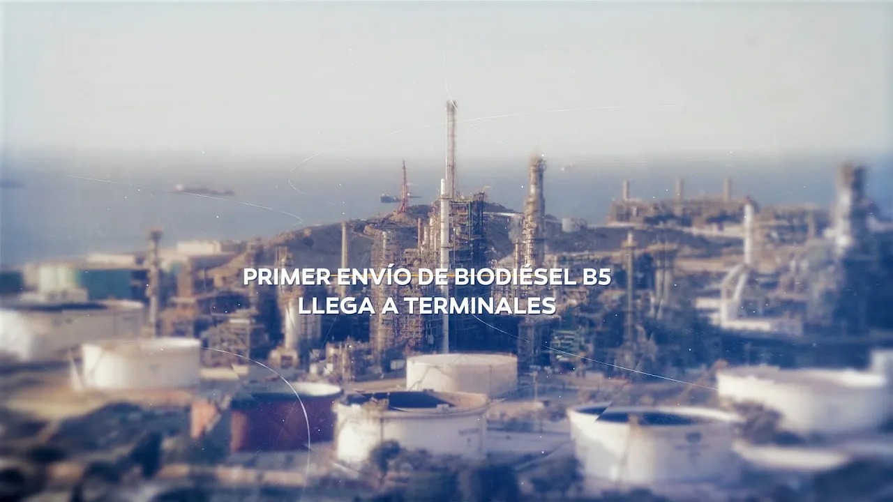 Primer envío de Biodiésel B5 producido en la Nueva Refinería Talara, llegó a los terminales de venta