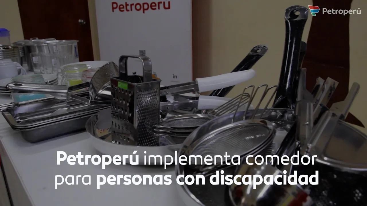 Petroperú implementa comedor en beneficio de personas con discapacidad