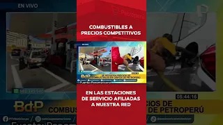 Se reducen precios de combustibles en grifos de Petroperú