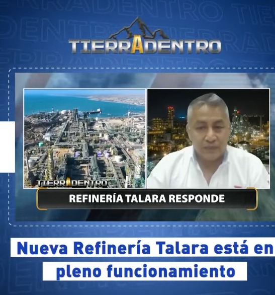 Nueva Refinería Talara está en pleno funcionamiento