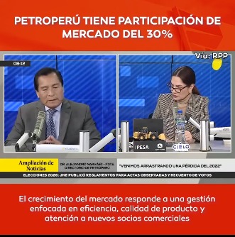 Petroperú tiene participación de mercado del 30%