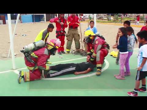 Refinería Conchán realiza campaña de prevención con bomberos