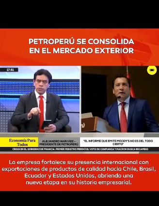 Petroperú se consolida en el mercado exterior