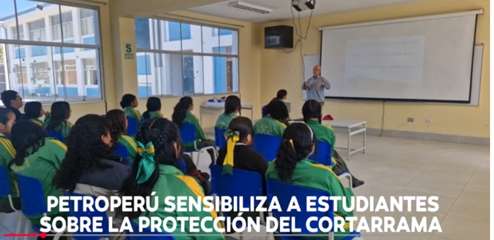 Petroperú sensibiliza a escolares sobre la protección del Cortarrama